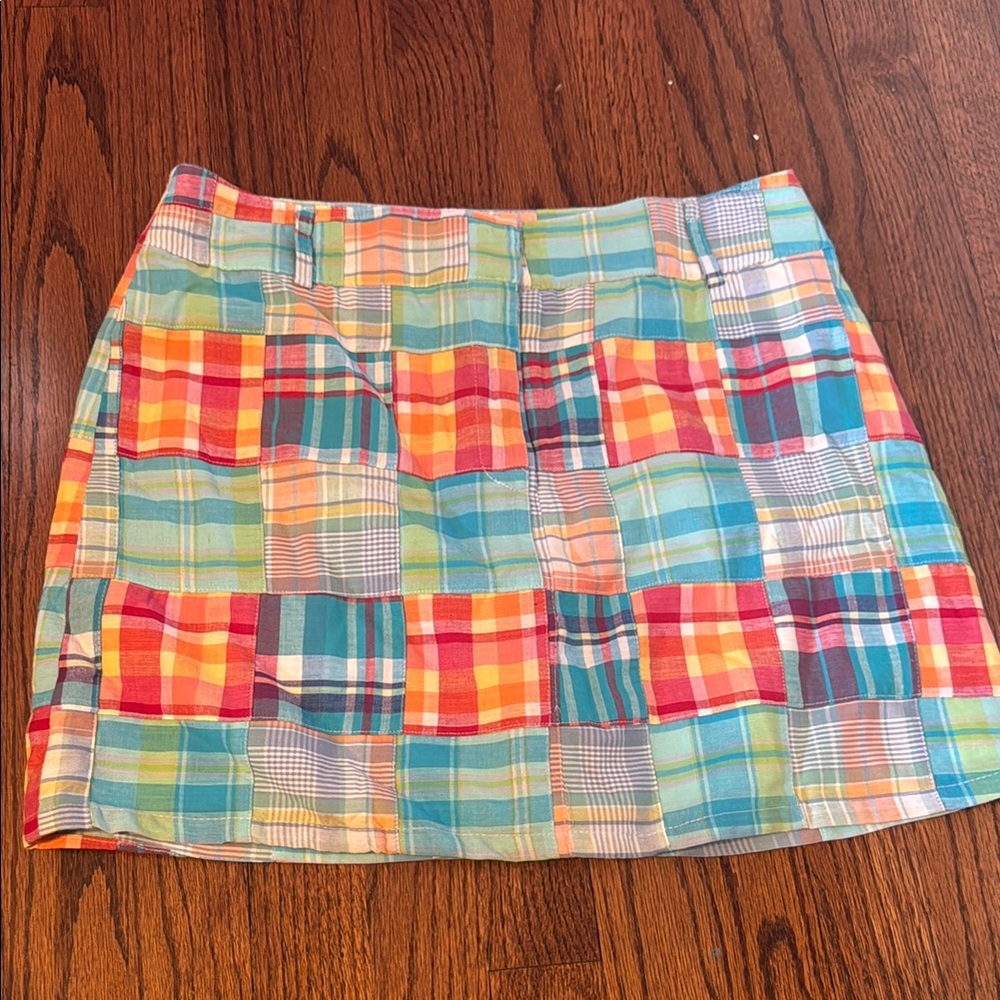 Tailor New York Multicolor Patchwork Mini Skirt - image 1